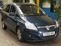USED 2010 VAUXHALL ZAFIRA ELITE CDTI 7 SEAT LEATHER HEATED SEATS