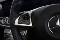 USED 2017 67 MERCEDES-BENZ E-CLASS 2.0 E 220 D AMG LINE PREMIUM PLUS 2d AUTO 192 BHP FINISHED IN STUNNING METALLIC ARAGONITE SILVER, COMPLIMENTED WITH FULL BLACK LEATHER, ELECTRICALLY ADJUSTABLE, MEMORY PROGRAMME, HEATED SEATS + 1 OWNER LOW MILEAGE MASTERPIECE, COMES WITH A  FULL SERVICE HISTORY AND A WONDERFUL SPECIFICATION LIST + COMAND ONLINE WITH FULL WIDESCREEN DIGITAL DASH DISPLAY + REVERSING CAMERA + 19 INCH AMG DIAMOND CUT ALLOY WHEELS + SATELLITE NAVIGATION + APPLE CARPLAY AND ANDROID AUTO + FRONT AND REAR PARKING ASSISTANCE + BLUETOOTH PHONE AND MEDIA CONNECTIVITY