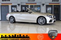 USED 2017 67 MERCEDES-BENZ E-CLASS 2.0 E 220 D AMG LINE PREMIUM PLUS 2d AUTO 192 BHP FINISHED IN STUNNING METALLIC ARAGONITE SILVER, COMPLIMENTED WITH FULL BLACK LEATHER, ELECTRICALLY ADJUSTABLE, MEMORY PROGRAMME, HEATED SEATS + 1 OWNER LOW MILEAGE MASTERPIECE, COMES WITH A  FULL SERVICE HISTORY AND A WONDERFUL SPECIFICATION LIST + COMAND ONLINE WITH FULL WIDESCREEN DIGITAL DASH DISPLAY + REVERSING CAMERA + 19 INCH AMG DIAMOND CUT ALLOY WHEELS + SATELLITE NAVIGATION + APPLE CARPLAY AND ANDROID AUTO + FRONT AND REAR PARKING ASSISTANCE + BLUETOOTH PHONE AND MEDIA CONNECTIVITY