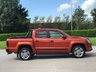 USED 2014 14 VOLKSWAGEN AMAROK 2.0 DC TDI CANYON 4MOTION 180 BHP TWO TONE LEATHER+P,  SENSOR, NO VAT