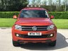 USED 2014 14 VOLKSWAGEN AMAROK 2.0 DC TDI CANYON 4MOTION 180 BHP TWO TONE LEATHER+P,  SENSOR, NO VAT