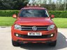 USED 2014 14 VOLKSWAGEN AMAROK 2.0 DC TDI CANYON 4MOTION 180 BHP TWO TONE LEATHER+P,  SENSOR, NO VAT