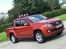 USED 2014 14 VOLKSWAGEN AMAROK 2.0 DC TDI CANYON 4MOTION 180 BHP TWO TONE LEATHER+P,  SENSOR, NO VAT