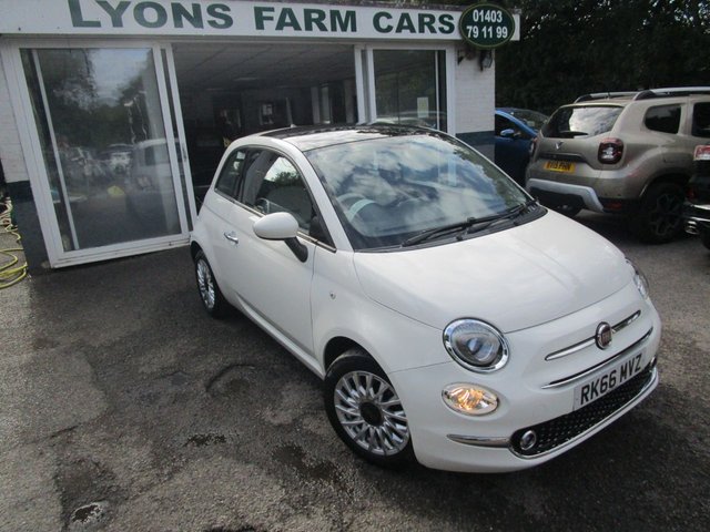 2016 66 Fiat 500 1.2 ECO LOUNGE 3d 69 BHP