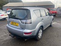 USED 2011 61 MITSUBISHI OUTLANDER 2.3 DI-D GX 1 4WORK 175 BHP REAR VAN CONVERSION + TOW BAR