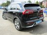 USED 2018 67 KIA NIRO 1.6 3 PHEV 5d 104 BHP Finished in MIDNIGHT BLACK with FULL HEATED LEATHER TRIM. The future is here with this stylish, attractively priced SUV HYBRID. This NIRO will suit you if you are looking for an easy driving experience matched with low running costs. Features include 7yr/100,000 mile KIA warranty, Sat Nav, Full Heated Leather, Rear View Camera, DAB Radio, Heated Steering Wheel, JBL Speakers and much more. Dealer serviced at 5077 miles, 13326 miles and at 18086 miles on 20/2/2021.
