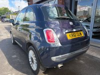 USED 2012 61 FIAT 500 1.2 LOUNGE 3d 69 BHP PANORAMIC ROOF~CD/AUX/USB~AUTO S/S!