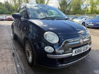 USED 2012 61 FIAT 500 1.2 LOUNGE 3d 69 BHP PANORAMIC ROOF~CD/AUX/USB~AUTO S/S!