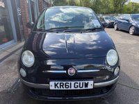 USED 2012 61 FIAT 500 1.2 LOUNGE 3d 69 BHP PANORAMIC ROOF~CD/AUX/USB~AUTO S/S!