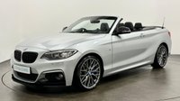 USED 2015 65 BMW 2 SERIES 2.0 220D M SPORT 2d 188 BHP Striking Glacier silver, Black Dakota leather, Anthracite silver fleck soft top 22oD M Sport Automatic 8 speed