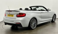 USED 2015 65 BMW 2 SERIES 2.0 220D M SPORT 2d 188 BHP Striking Glacier silver, Black Dakota leather, Anthracite silver fleck soft top 22oD M Sport Automatic 8 speed