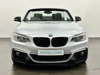 USED 2015 65 BMW 2 SERIES 2.0 220D M SPORT 2d 188 BHP Striking Glacier silver, Black Dakota leather, Anthracite silver fleck soft top 22oD M Sport Automatic 8 speed