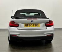USED 2015 65 BMW 2 SERIES 2.0 220D M SPORT 2d 188 BHP Striking Glacier silver, Black Dakota leather, Anthracite silver fleck soft top 22oD M Sport Automatic 8 speed