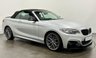 USED 2015 65 BMW 2 SERIES 2.0 220D M SPORT 2d 188 BHP Striking Glacier silver, Black Dakota leather, Anthracite silver fleck soft top 22oD M Sport Automatic 8 speed