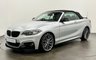 USED 2015 65 BMW 2 SERIES 2.0 220D M SPORT 2d 188 BHP Striking Glacier silver, Black Dakota leather, Anthracite silver fleck soft top 22oD M Sport Automatic 8 speed