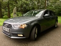 USED 2012 62 AUDI A4 2.0 AVANT TDI SE 5d 141 BHP BLUETOOTH//CRUISE CONTROL//REAR PARK ASSIST//X7 SERVICE HISTORY STAMPS 141 BHP BLUETOOTH//CRUISE CONTROL//REAR PARK ASSIST//X7 SERVICE HISTORY STAMPS