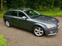 USED 2012 62 AUDI A4 2.0 AVANT TDI SE 5d 141 BHP BLUETOOTH//CRUISE CONTROL//REAR PARK ASSIST//X7 SERVICE HISTORY STAMPS 141 BHP BLUETOOTH//CRUISE CONTROL//REAR PARK ASSIST//X7 SERVICE HISTORY STAMPS
