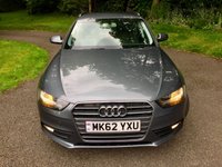 USED 2012 62 AUDI A4 2.0 AVANT TDI SE 5d 141 BHP BLUETOOTH//CRUISE CONTROL//REAR PARK ASSIST//X7 SERVICE HISTORY STAMPS 141 BHP BLUETOOTH//CRUISE CONTROL//REAR PARK ASSIST//X7 SERVICE HISTORY STAMPS