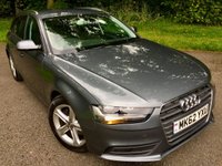 USED 2012 62 AUDI A4 2.0 AVANT TDI SE 5d 141 BHP BLUETOOTH//CRUISE CONTROL//REAR PARK ASSIST//X7 SERVICE HISTORY STAMPS 141 BHP BLUETOOTH//CRUISE CONTROL//REAR PARK ASSIST//X7 SERVICE HISTORY STAMPS