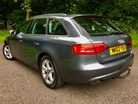 USED 2012 62 AUDI A4 2.0 AVANT TDI SE 5d 141 BHP BLUETOOTH//CRUISE CONTROL//REAR PARK ASSIST//X7 SERVICE HISTORY STAMPS 141 BHP BLUETOOTH//CRUISE CONTROL//REAR PARK ASSIST//X7 SERVICE HISTORY STAMPS