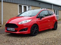 USED 2016 66 FORD FIESTA 1.0 ZETEC S RED EDITION 3d 139 BHP www.suffolkcarcentre.co.uk - Located a Reydon