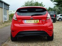 USED 2016 66 FORD FIESTA 1.0 ZETEC S RED EDITION 3d 139 BHP www.suffolkcarcentre.co.uk - Located a Reydon