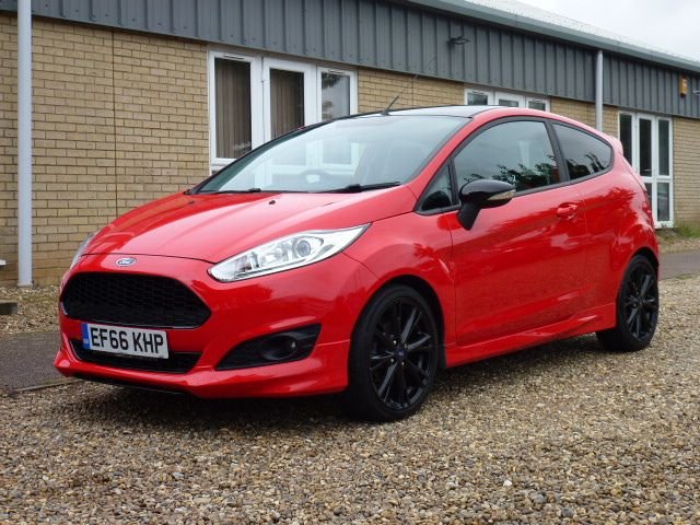 2016 66 Ford Fiesta 1.0 ZETEC S RED EDITION 3d 139 BHP