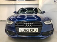 USED 2012 62 AUDI A4 2.0 AVANT TDI BLACK EDITION 5d 141 BHP DAB, BTOOTH, SENSORS, CRUISE