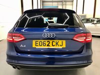 USED 2012 62 AUDI A4 2.0 AVANT TDI BLACK EDITION 5d 141 BHP DAB, BTOOTH, SENSORS, CRUISE