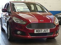 USED 2017 17 FORD S-MAX 2.0 TITANIUM TDCI 5d 148 BHP SAT NAV GENUINE LOW MILEAGE