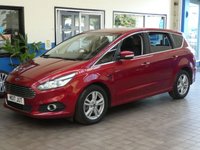 USED 2017 17 FORD S-MAX 2.0 TITANIUM TDCI 5d 148 BHP SAT NAV GENUINE LOW MILEAGE