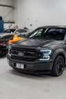 USED 2018 67 FORD F150 3.3 V6 SINGLE CAB AUTO CUSTOM TRUCK VAT QUALIFYING (�&pound;27,500 + / �&pound;33,000 inc) SATIN BLACK / ROTIFORM WHEELS