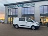 USED 2017 17 FORD TRANSIT CUSTOM 2.0 290 DCB 6 SEAT CREW VAN EURO 6 'TOWBAR' EURO 6 ULEZ FREE - 6 SEATS - TOWBAR