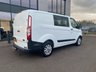 USED 2017 17 FORD TRANSIT CUSTOM 2.0 290 DCB 6 SEAT CREW VAN EURO 6 'TOWBAR' EURO 6 ULEZ FREE - 6 SEATS - TOWBAR