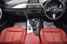 USED 2013 63 BMW 3 SERIES 2.0 320D M SPORT 4d 181 BHP 12 MONTH WARRANTY+ RED LEATHER