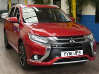 USED 2018 18 MITSUBISHI OUTLANDER 2.0 PHEV 5H 5d 200 BHP APP BASED SAT NAV LEATHER VAT Q