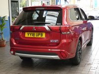 USED 2018 18 MITSUBISHI OUTLANDER 2.0 PHEV 5H 5d 200 BHP APP BASED SAT NAV LEATHER VAT Q