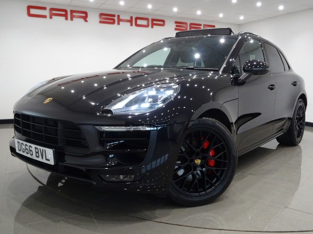 2016 66 Porsche Macan 3.0T V6 (360 PS) GTS PDK AUTO 4WD (S/S) + £14K EXTRAS + NAV + PAN ROOF + AIR SUSPENSION + ADAPTIVE E/M/HEAT-COOL LEATHERS + BOSE + SPORT CHRONO + KEYLESS + LEDS-DYNAMIC LIGHT SYTEM PLUS + PRIVACY + CARBON HEATED S/WHEEL + 20 S + SPORTS EXHAUST + E/BOOT