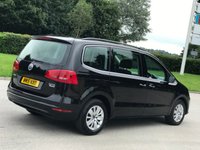 USED 2015 15 VOLKSWAGEN SHARAN 2.0 SE TDI DSG 5d 142 BHP PARKING SENSORS + VERY LOW MILES