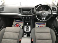 USED 2015 15 VOLKSWAGEN SHARAN 2.0 SE TDI DSG 5d 142 BHP PARKING SENSORS + VERY LOW MILES