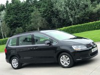USED 2015 15 VOLKSWAGEN SHARAN 2.0 SE TDI DSG 5d 142 BHP PARKING SENSORS + VERY LOW MILES