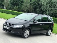 USED 2015 15 VOLKSWAGEN SHARAN 2.0 SE TDI DSG 5d 142 BHP PARKING SENSORS + VERY LOW MILES