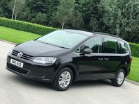 USED 2015 15 VOLKSWAGEN SHARAN 2.0 SE TDI DSG 5d 142 BHP PARKING SENSORS + VERY LOW MILES