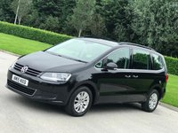USED 2015 15 VOLKSWAGEN SHARAN 2.0 SE TDI DSG 5d 142 BHP PARKING SENSORS + VERY LOW MILES
