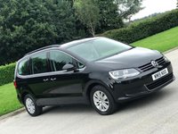 USED 2015 15 VOLKSWAGEN SHARAN 2.0 SE TDI DSG 5d 142 BHP PARKING SENSORS + VERY LOW MILES