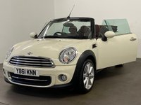 USED 2012 61 MINI CONVERTIBLE 1.6 COOPER 2d 122 BHP Media Navigation
