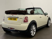 USED 2012 61 MINI CONVERTIBLE 1.6 COOPER 2d 122 BHP Media Navigation