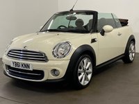 USED 2012 61 MINI CONVERTIBLE 1.6 COOPER 2d 122 BHP Media Navigation