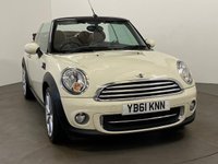 USED 2012 61 MINI CONVERTIBLE 1.6 COOPER 2d 122 BHP Media Navigation