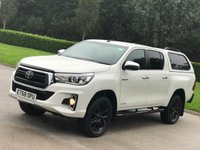 USED 2018 68 TOYOTA HI-LUX 2.4 INVINCIBLE X 4WD D-4D DCB 4d 147 BHP MASSIVE SPEC  LOW MILES , NO VAT